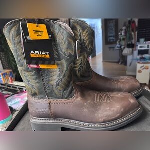 Mens steel toe Ariat boots